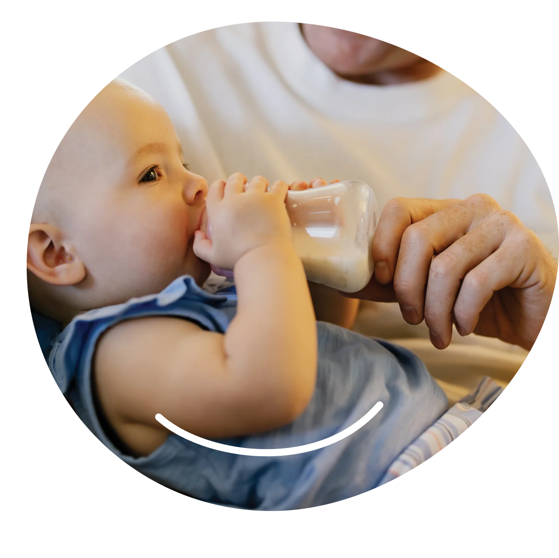 Baby with a bottle