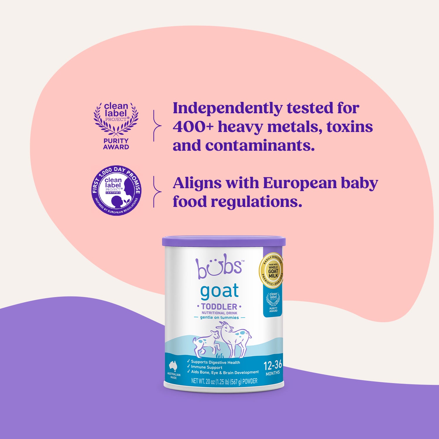 Bubs Goat Milk Toddler Nutritional Drink - Bubs - Aussie Bubs