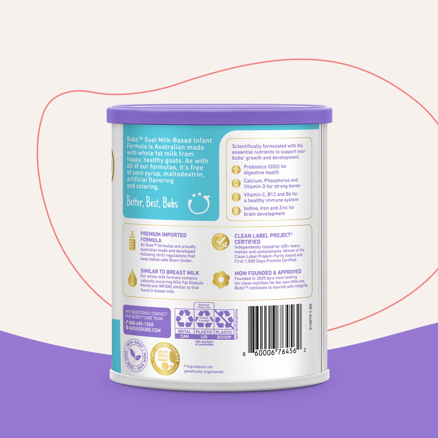 Bubs Goat Milk Infant Formula (012 Months) Aussie Bubs
