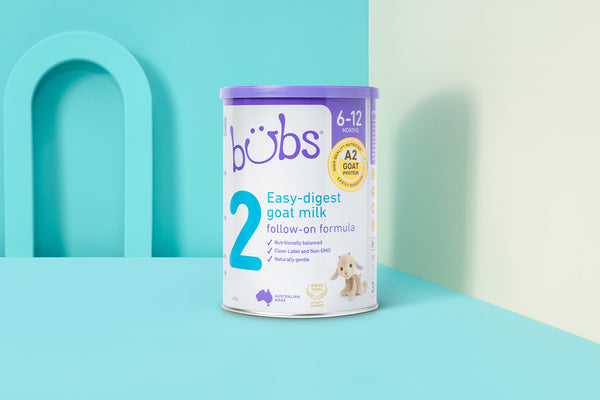 bubs Easy-digest goat milk 6缶セット Bubs Follow-On Formula, Easy-Digest Goat Milk, 2 (6-12
