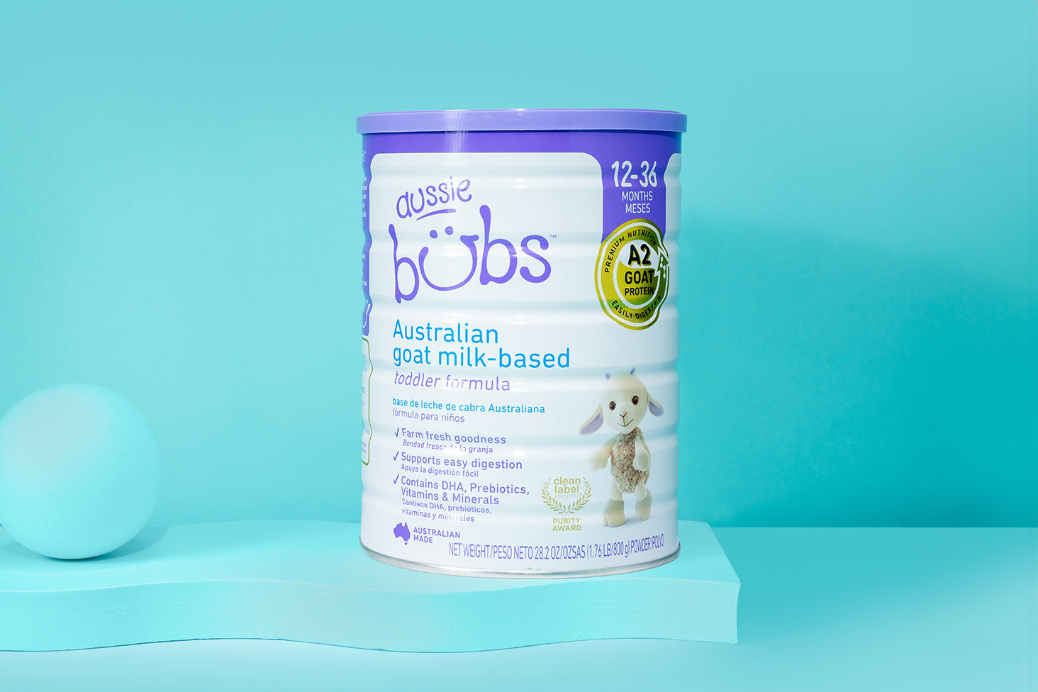 Bubs Australian Goat Milk-based Toddler Formula, 800g