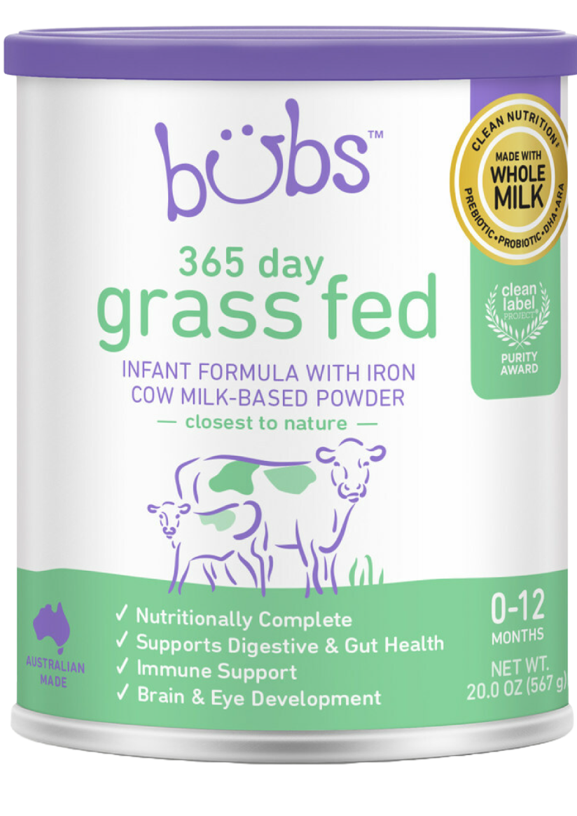 Bubs 365 Day Grass Fed Infant Formula (0-12 Months) – Aussie Bubs